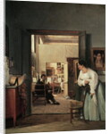 The Studio of Ingres in Rome, 1818 by Jean Alaux