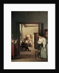 The Studio of Ingres in Rome, 1818 by Jean Alaux