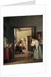 The Studio of Ingres in Rome, 1818 by Jean Alaux