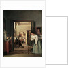 The Studio of Ingres in Rome, 1818 by Jean Alaux