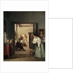 The Studio of Ingres in Rome, 1818 by Jean Alaux
