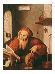 St. Jerome, after a painting by Quentin Massys or Metsys by Gautard de Pezenas