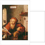 St. Jerome, after a painting by Quentin Massys or Metsys by Gautard de Pezenas
