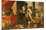 Ahasuerus Showing his Treasure to Mordecai by Claude Vignon