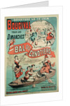 Poster advertising 'Le Bal des Canotiers' at Bougival, c.1875 by French School