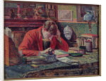 Emile Verhaeren in his Study, c.1897 by Maximilien Luce