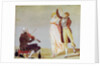 Merveilleuse and Incroyable with a Violinist by Louis Leopold (after) Boilly