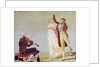 Merveilleuse and Incroyable with a Violinist by Louis Leopold (after) Boilly