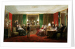 Interior of a Salon on Rue de Gramont, 1858 by Charles Giraud