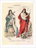 Paris and Versailles Glaring at Each Other, 1871 by French School