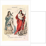 Paris and Versailles Glaring at Each Other, 1871 by French School