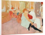 In the Salon at the Rue des Moulins, 1894 by Henri de Toulouse-Lautrec