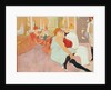 In the Salon at the Rue des Moulins, 1894 by Henri de Toulouse-Lautrec
