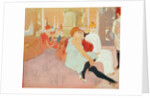 In the Salon at the Rue des Moulins, 1894 by Henri de Toulouse-Lautrec