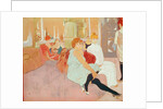 In the Salon at the Rue des Moulins, 1894 by Henri de Toulouse-Lautrec