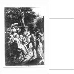 Meeting with Madame de Stael by Philibert Louis Debucourt