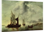 Calm or, Boats near the Coast, after 1651 by Jan van de Capelle or Cappelle