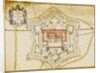 Plan of the citadel of Milan by French School