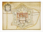 Plan of the citadel of Milan by French School