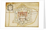 Plan of the citadel of Milan by French School