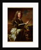 Portrait of Charles-Auguste de Matignon, Comte de Gace, Marechal de France 1691 by Hyacinthe Francois Rigaud