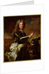 Portrait of Charles-Auguste de Matignon, Comte de Gace, Marechal de France 1691 by Hyacinthe Francois Rigaud