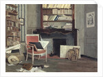 Interior of the Study of Doctor X by Jean-Charles Cazin