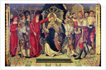Coronation of Pope Celestine V in August 1294 by French School