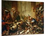 Jesus Driving the Merchants from the Temple by Giovanni Benedetto Castiglione