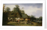 A Farm in Normandy by Nicolas Louis Cabat
