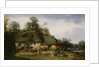 A Farm in Normandy by Nicolas Louis Cabat