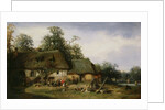 A Farm in Normandy by Nicolas Louis Cabat