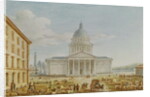 View of the Church of St. Genevieve, the Pantheon, 18th-19th century by Victor Jean Nicolle