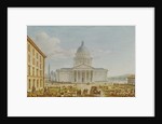 View of the Church of St. Genevieve, the Pantheon, 18th-19th century by Victor Jean Nicolle