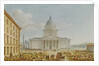 View of the Church of St. Genevieve, the Pantheon, 18th-19th century by Victor Jean Nicolle