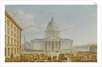 View of the Church of St. Genevieve, the Pantheon, 18th-19th century by Victor Jean Nicolle