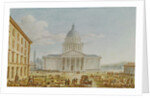 View of the Church of St. Genevieve, the Pantheon, 18th-19th century by Victor Jean Nicolle