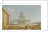 View of the Church of St. Genevieve, the Pantheon, 18th-19th century by Victor Jean Nicolle