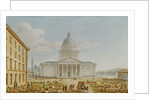 View of the Church of St. Genevieve, the Pantheon, 18th-19th century by Victor Jean Nicolle