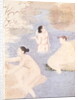 Three Bathers by Indian School