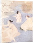 Three Bathers by Indian School