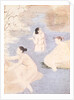 Three Bathers by Indian School