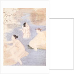 Three Bathers by Indian School