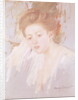 Head of a Young Girl by Mary Stevenson Cassatt