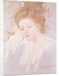 Head of a Young Girl by Mary Stevenson Cassatt