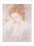 Head of a Young Girl by Mary Stevenson Cassatt