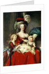 Marie-Antoinette and her Four Children, 1787 by Elisabeth Louise Vigee-Lebrun