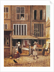 Corner of a Town with a Bakery by Jacobus Vrel or Frel