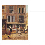 Corner of a Town with a Bakery by Jacobus Vrel or Frel