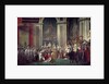 The consecration of the Emperor Napoleon I and Coronation of the Empress Josephine, 1806 by Jacques Louis David